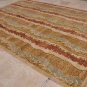 10x14 WOOL AREA RUG HANDMADE MODERN MULTI KNOTTED TRANS