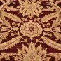 10x14 WOOL AREA RUG VEG DYE HANDMADE BURGUNDY GOLD FINE