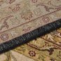10x14 WOOL AREA RUG VEGETABLE DYE HANDMADE BLACK BEIGE