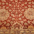 10x14 WOOL AREA RUG FINE PERSIAN RUST BEIGE HANDMADE