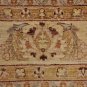 10x14 WOOL AREA RUG VEGETABLE DYE HANDMADE GREY IVORY