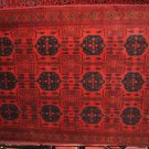 6x9 RUG HANDMADE AFGHAN BERJESTA DARK RED BLUE WOOL NEW