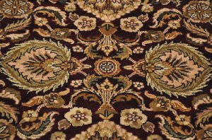 4x6 WOOL AREA RUG HANDMADE PERSIAN JAIPUR RED BEIGE NEW
