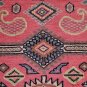 HANDMADE PERSIAN RUG 4x6 BOKHARA WOOL UNC BLUE & PINK
