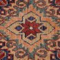 6x9 WOOL AREA RUG HANDMADE KAZAK TRIBAL RED IVORY BLUE