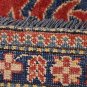 6x9 WOOL AREA RUG HANDMADE KAZAK TRIBAL RED IVORY BLUE