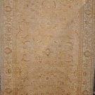 6x9 WOOL AREA RUG HANDMADE VEGETABLE DYE BEIGE IVORY