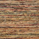 6x8 WOOL AREA RUG HANDMADE VEGETABLE DYE MULTI COLORED
