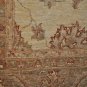 6x9 WOOL AREA RUG HANDMADE VEGETABLE DYE IVORY BROWN