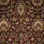NEW 6x9 WOOL AREA RUG HANDMADE BURGUNDY & BLACK