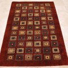 NEW 4x6 HANDMADE VEG DYE CONTEMPORARY WOOL RUG PAKISTAN