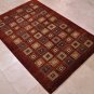 NEW 4x6 HANDMADE VEG DYE CONTEMPORARY WOOL RUG PAKISTAN
