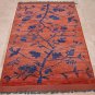 NEW 4x6 WOOL AREA RUG HANDMADE TRANSITIONAL MODERN VEG