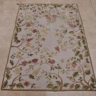 NEW 4x6 FRENCH AUBUSSON HANDMADE WOOL AREA RUG FLORAL