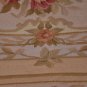 4x6 WOOL AREA RUG FRENCH AUBUSSON HANDMADE IVORY GOLD