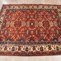 5x6 HAND KNOTTED WOOL AREA RUG RED IVORY KAZAK TRIBAL