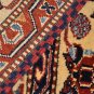5x6 HAND KNOTTED WOOL AREA RUG RED IVORY KAZAK TRIBAL