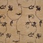 5x6 HAND KNOTTED WOOL AREA RUG BEIGE VEGETABLE DYE THIN