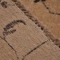5x6 HAND KNOTTED WOOL AREA RUG BEIGE VEGETABLE DYE THIN