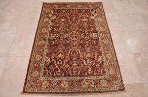 NEW 4x6 VEG. DYE CHOBI WOOL RUG HANDMADE IN PAKISTAN