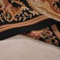 9x12 FRENCH AUBUSSON RUG SAVONERRIE BLACK GOLD TAPESTRY