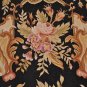 9x12 FRENCH AUBUSSON RUG SAVONERRIE BLACK GOLD TAPESTRY