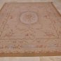 9x12 RUG FRENCH AUBUSSON SAVONERRIE WOOL BEIGE GOLD NEW
