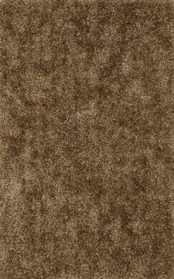 SHAG 4x6 AREA RUG SOLID TAUPE HANDMADE TUFTED SOFT NEW