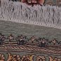 8 FOOT ROUND RUG WOOL HANDMADE GREEN PERSIAN FLORAL