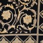 NEW MODERN 5x8 INDO NEPAL BLACK IVORY WOOL AREA RUG