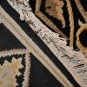NEW MODERN 5x8 INDO NEPAL BLACK IVORY WOOL AREA RUG