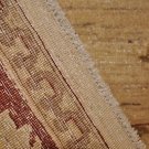 8x10 WOOL HANDMADE KNOTTED RUG BEIGE RUST GREEN PERSIAN