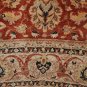 8x10 FINE WOOL HAND KNOTTED AREA RUG RUST IVORY PERSIAN