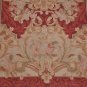 3x5 HANDMADE WOOL AREA RUG FRENCH AUBUSSON RUST GOLD