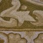 3x5 HANDMADE WOOL AREA RUG FRENCH AUBUSSON BLUE GREEN