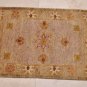 SMALL RUG 2x3 HANDMADE FLORAL FLOWERS WOOL PILE