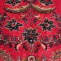9x12 WOOL RUG HANDMADE PERSIAN SAROUK RED NAVY BLUE