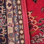 9x12 WOOL RUG HANDMADE PERSIAN SAROUK RED NAVY BLUE
