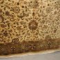 9x12 AREA RUG HANDMADE PERSIAN JAIPUR IVORY GREEN WOOL