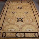 10x14 WOOL AREA RUG PERSIAN MAGNIFICENT SWAN HANDMADE