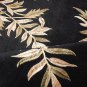 10x14 WOOL SILK AREA RUG PERSIAN FLORAL BLACK OVERSIZE