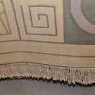 9x12 WOOL RUG HANDMADE CONTEMPORARY Ivory Lavender Mint pastel thick pile Modern