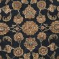 9x12 WOOL RUG HANDMADE JAIPUR BLACK RED GREEN IVORY