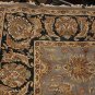 9x12 AREA RUG HANDMADE PERSIAN JAIPUR BLUE GRAY BLACK