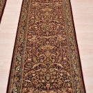 2.5x8 WOOL RUNNER HAND KNOTTED RED BLUE PERSIAN FINE