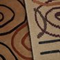 8x10 WOOL RUG INDO NEPAL HANDMADE SWIRLS BEIGE KIDS NEW