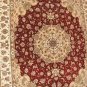 NEW 8X10 TABRIZ VICTORIAN FLORAL WOOL SILK RUG HANDMADE