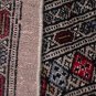 9x12 BOKHARA RUG TRIBAL HANDMADE WOOL BRIGHT RED GRAY