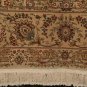 8x10 KASHAN WOOL & SILK RUG 160 KPSI HANDMADE IN CHINA ORIENTAL GREY GREEN BEIGE