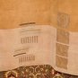 8x10 WOOL RUG NEPALESE HANDMADE RUST BEIGE IVORY MODERN